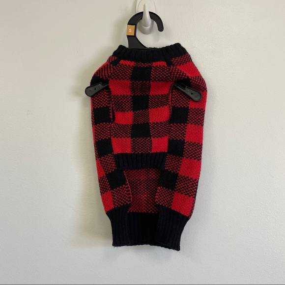 Holiday Tails Dog Gingham Dog Sweater Vest Red And Black Poshmark